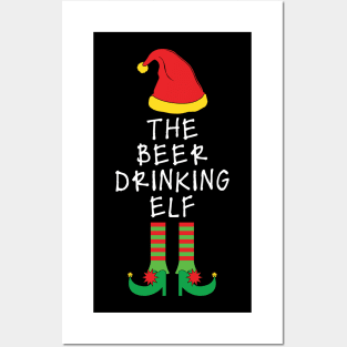 The Beer Drinking Elf T-shirt Posters and Art